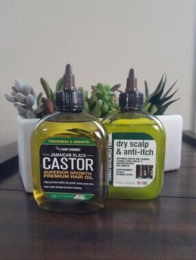 Jamaican Black Castor Oil & Dry Scalp Anti-inch  NWT Size:1.7oz Hair Chemist